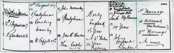 1907 death