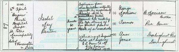 1940 death